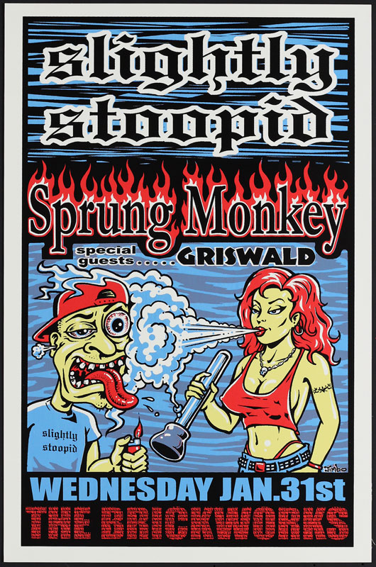 Jimbo Phillips Slightly Stoopid Poster