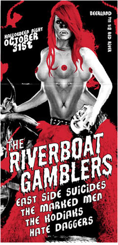 Rob Jones The Riverboat Gamblers Poster