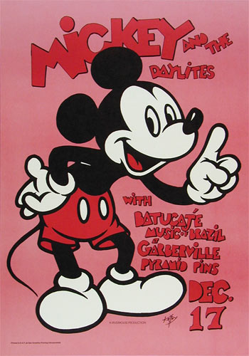 Alton Kelley Mickey And The Daylites Poster