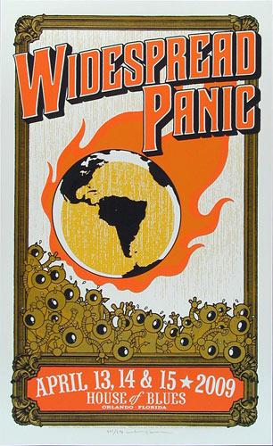 Mike King Widespread Panic Poster