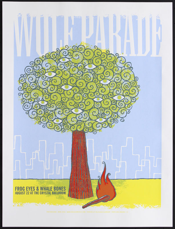 Mike King Wolf Parade Poster