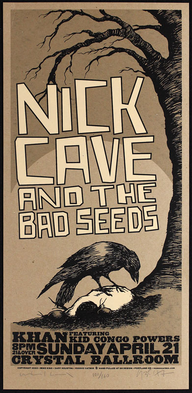 Gary Houston and Mike King Nick Cave And The Bad Seeds Poster