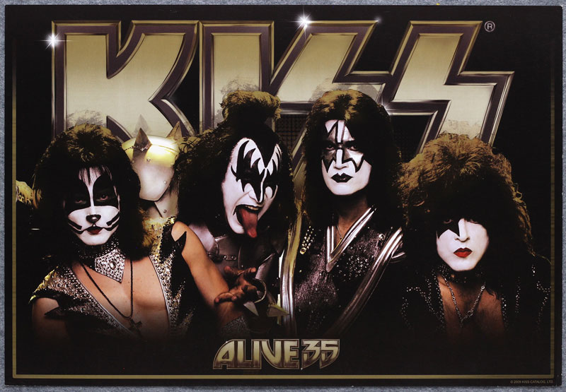Scarce Kiss Alive 35 Deluxe Tour Poster