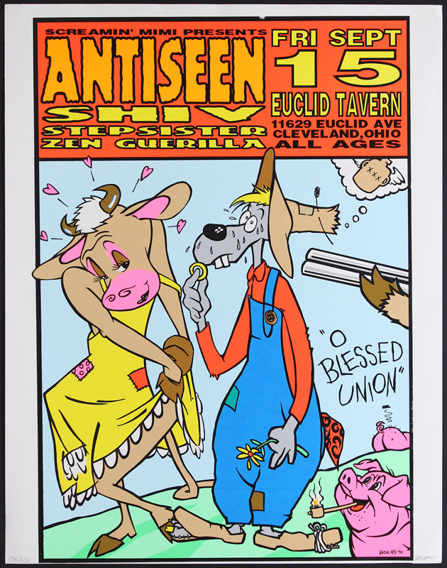 Frank Kozik Antiseen Poster