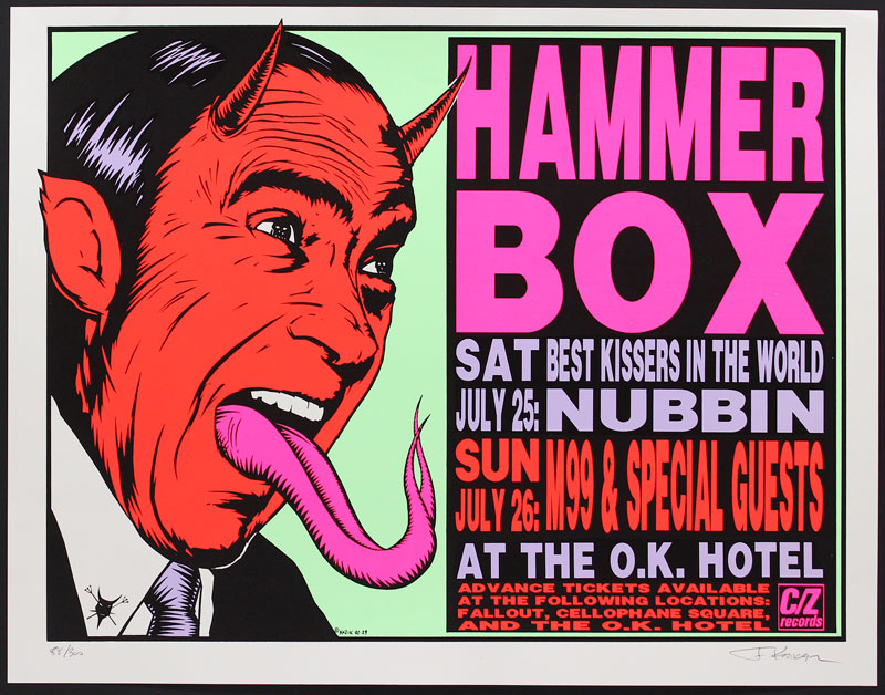 Frank Kozik Hammerbox Poster