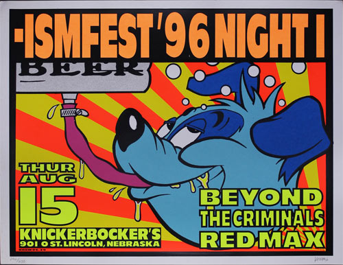 Frank Kozik -ismfest 1996 Night 1 Poster