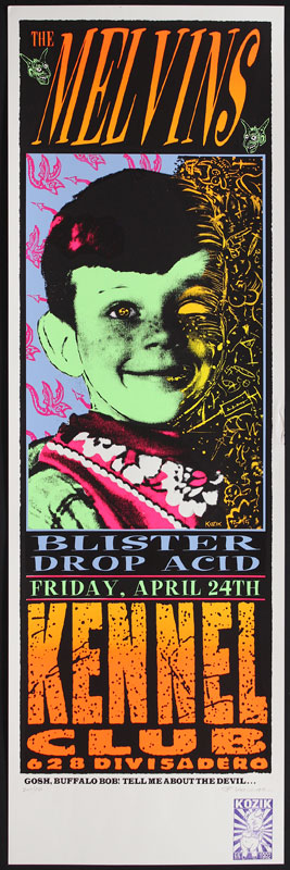 Frank Kozik The Melvins Poster