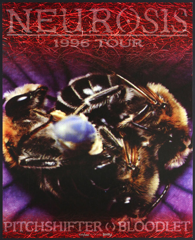 Frank Kozik Neurosis 1996 Tour Poster