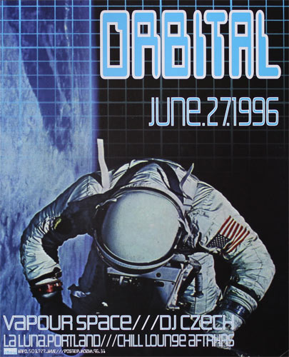 Frank Kozik Orbital Poster