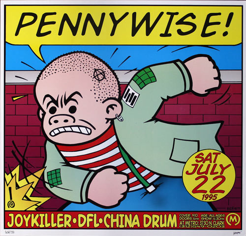 Frank Kozik Pennywise Poster