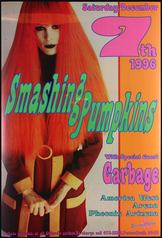 Frank Kozik Smashing Pumpkins - Garbage Poster