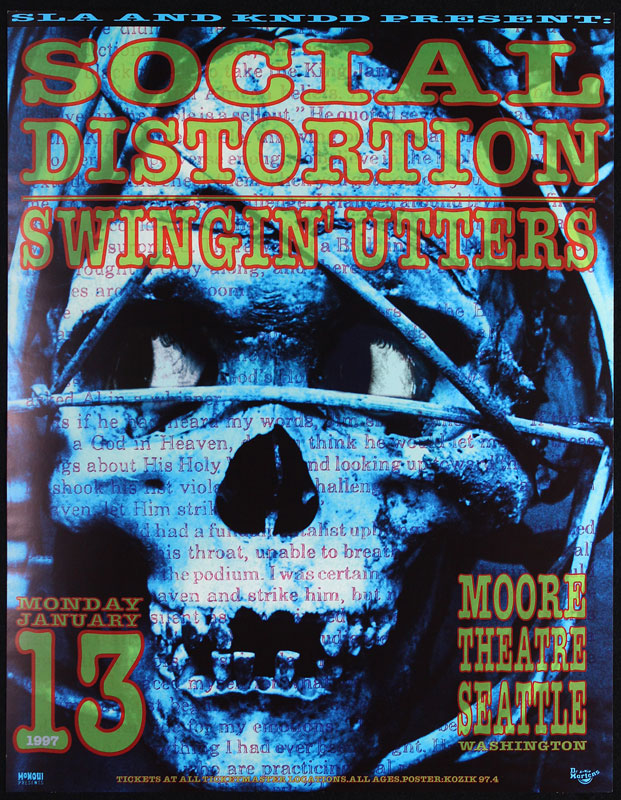 Frank Kozik Social Distortion Poster