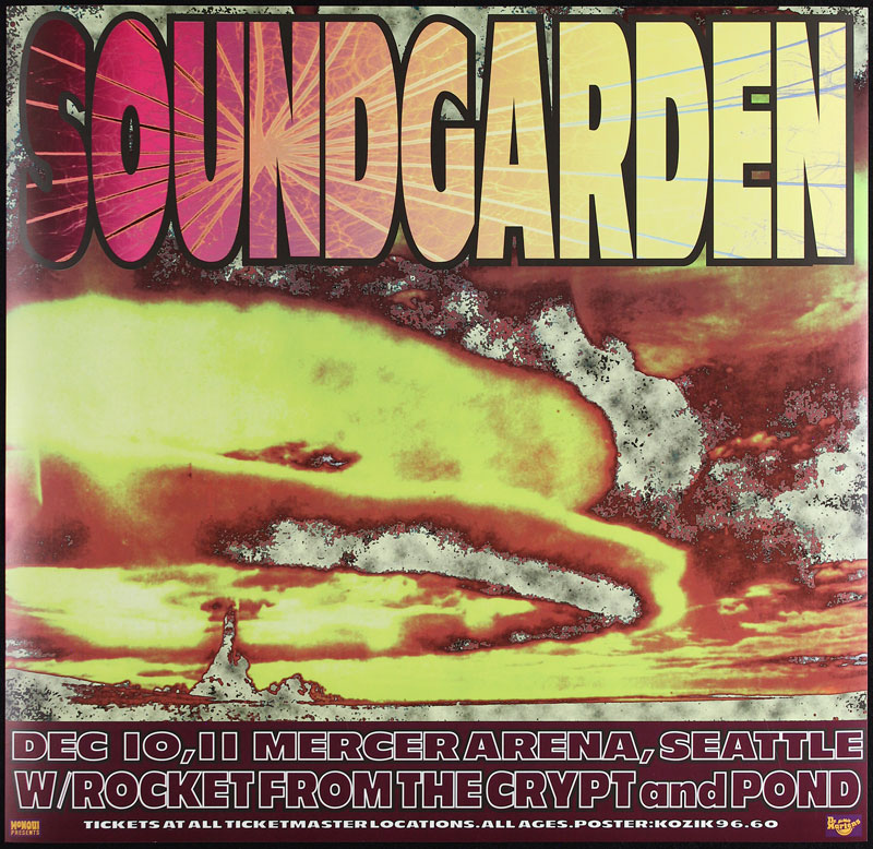 Frank Kozik Soundgarden Poster