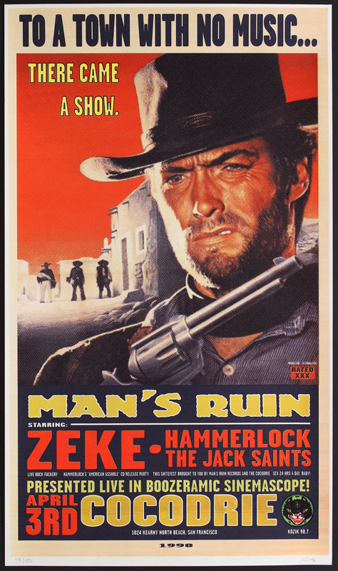 Frank Kozik Zeke Poster