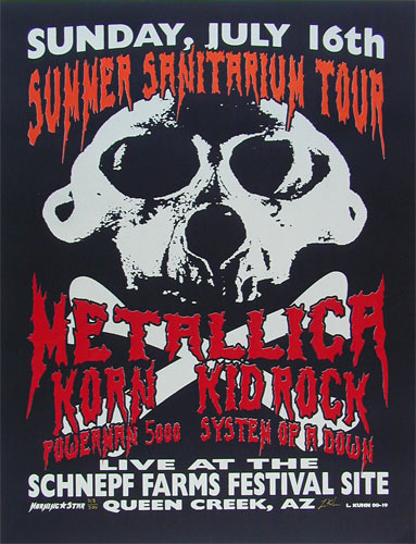 Lindsey Kuhn Metallica Poster