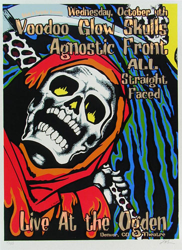 Lindsey Kuhn Voodoo Glow Skulls Poster