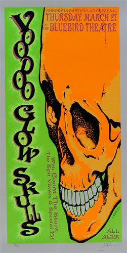 Lindsey Kuhn Voodoo Glow Skulls Poster
