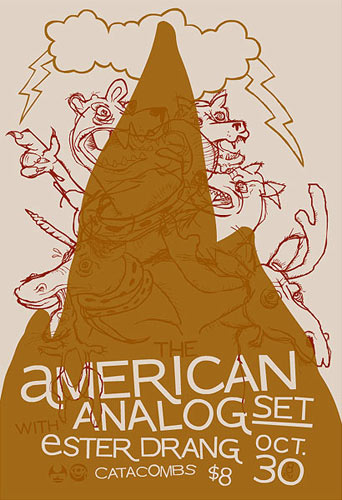 Little Friends of Printmaking American Analog Set Poster