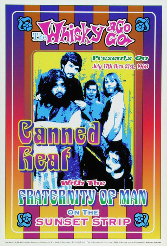 Dennis Loren Canned Heat Poster