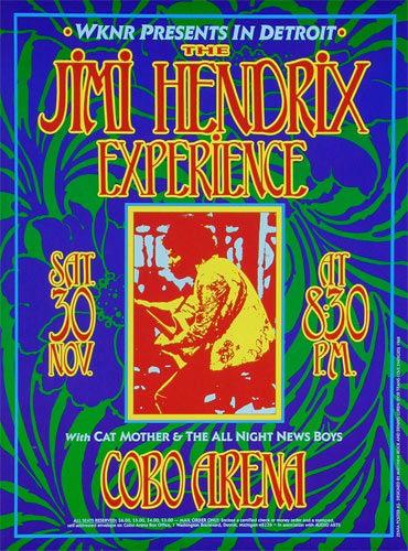 Dennis Loren Jimi Hendrix Poster