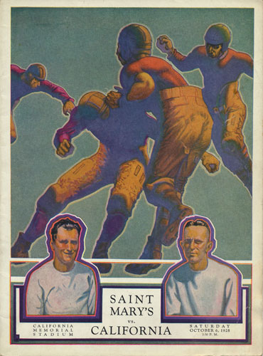 1928 California Bears vs St. Mary's Gaels College Football Program