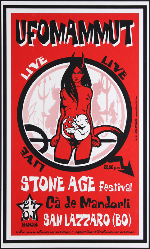 Malleus UFOMammut Stone Age Festival Poster