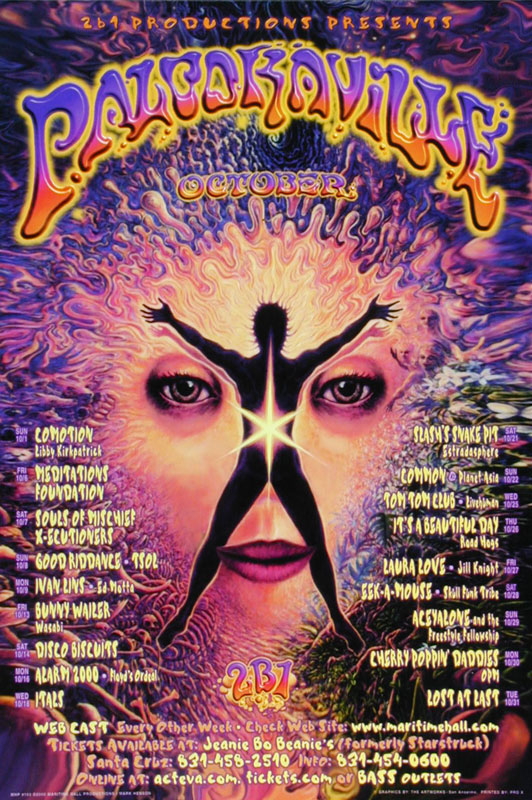 Mark Henson Slash's Snakepit at Palookaville - Souls of Mischief T.S.O.L. Tom Tom Club MHP #103 Poster
