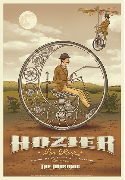 Derek Studebaker Johnson Hozier MO6 Poster