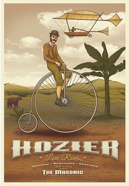 Derek Studebaker Johnson Hozier MO7 Poster