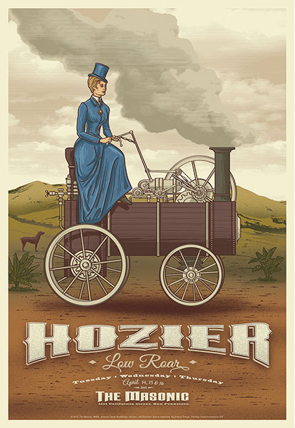 Derek Studebaker Johnson Hozier MO8 Poster