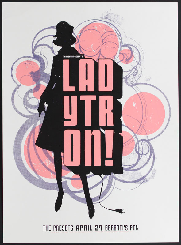 Mike King Ladytron  Poster