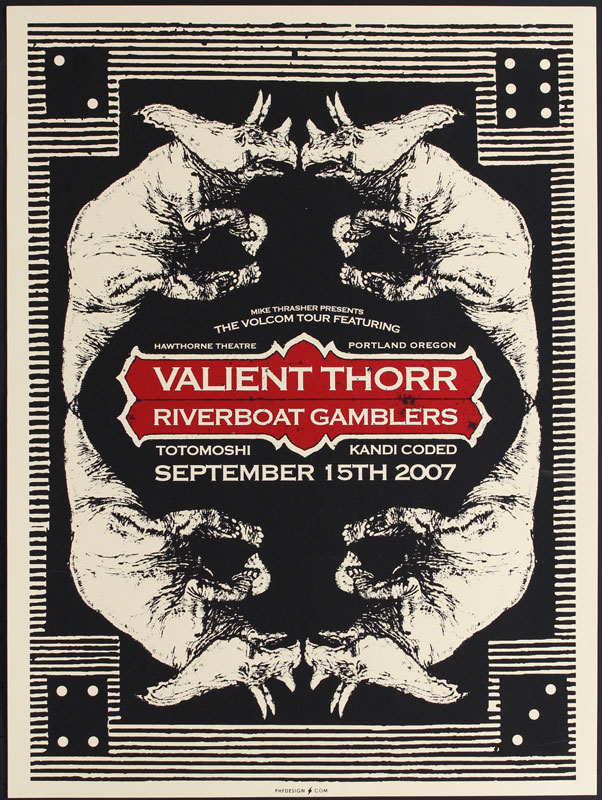 PHF Design Valient Thorr Riverboat Gamblers Poster