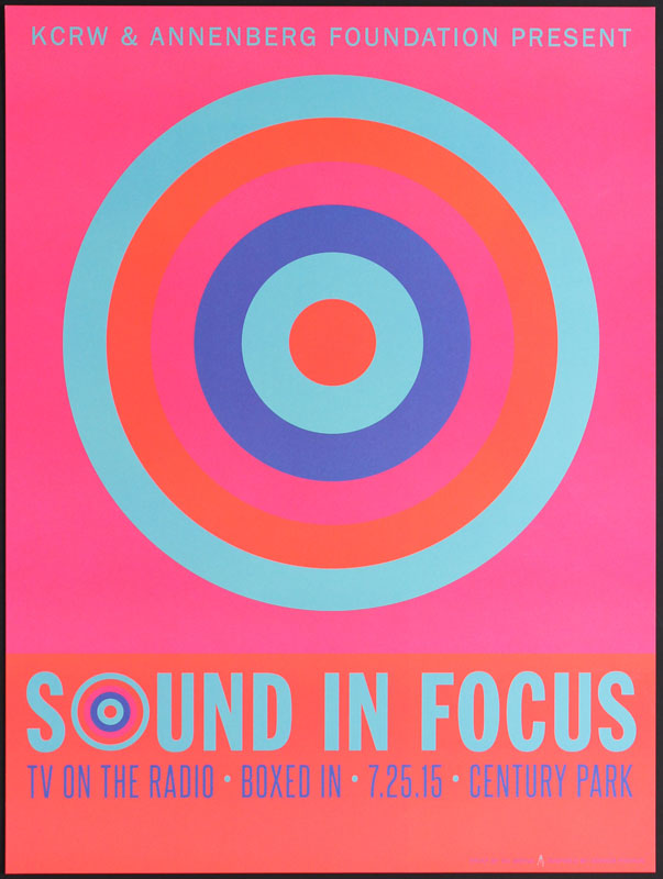 Kii Arens Sound In Focus - TV on the Radio Poster