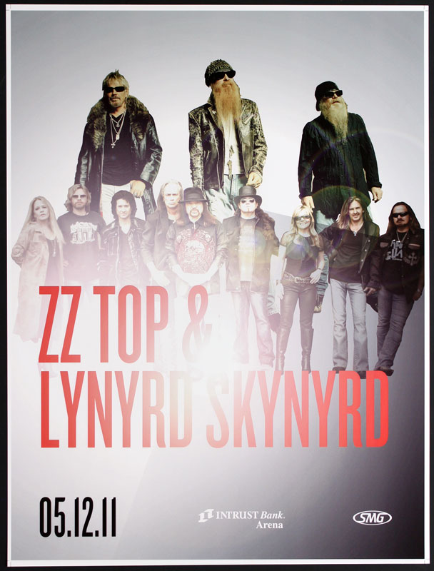 ZZ Top Lynyrd Skynyrd Poster