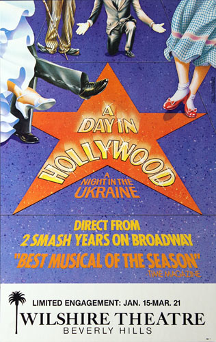A Day in Hollywood A Night in the Ukraine Theatre Poster
