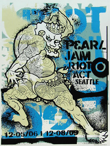 Ames Bros Pearl Jam Poster
