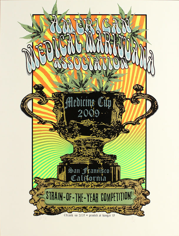 Frank Zio American Medical Marijuana Association Medicine Cup 2009 Poster