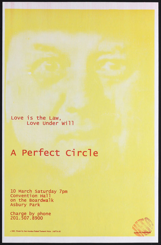 JAFTA (Just Another Failed Tortured Artist) A Perfect Circle Poster