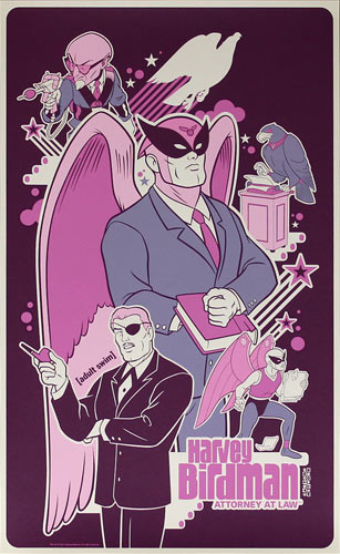 Harvey Birdman Attorney At Law - Adult Swim (Cartoon Network) Television Promo Poster