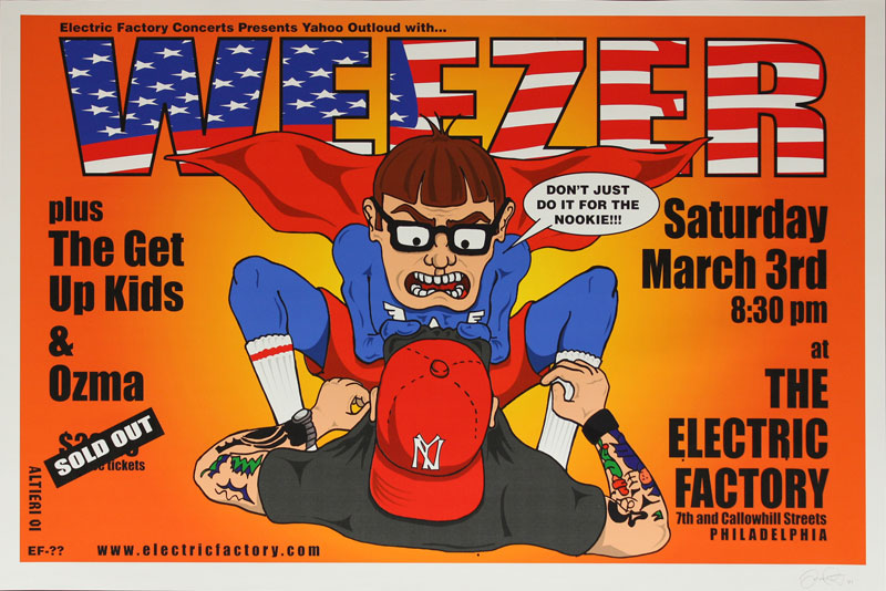 Jim Altieri Weezer (art featuring Fred Durst of Limp Bizkit) Poster