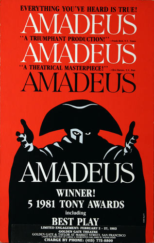 Amadeus Theatre Poster