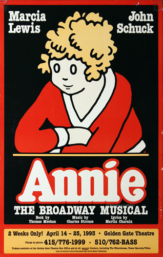 Annie The Broadway Musical Theatre Poster