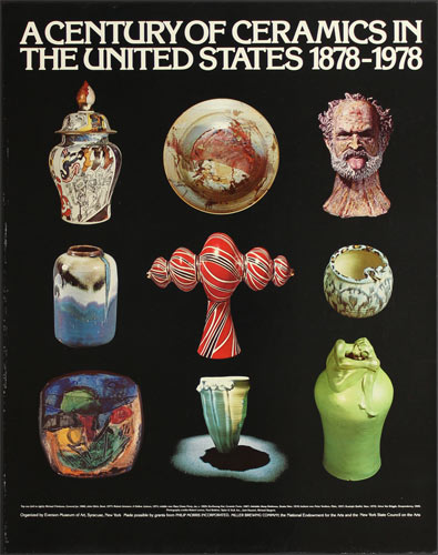 A Century of Ceramics in the United States 1878-1978 Art Exhibition Poster