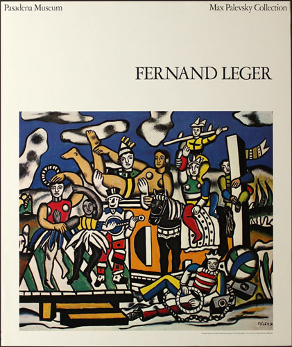 Fernand Leger Max Palevsky Collection Art Exhibition Poster