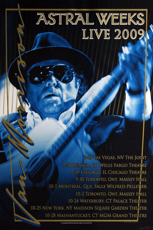 deluxedesign.com Van Morrison Astral Weeks Tour Poster