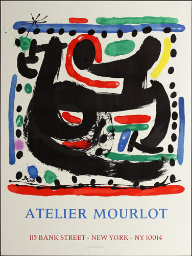 Joan Miro Atelier Mourlot Poster