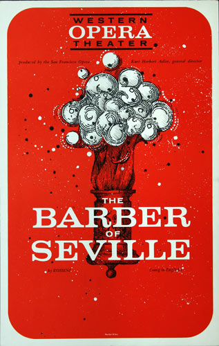 The Barber of Seville - Tour Blank Theatre Poster