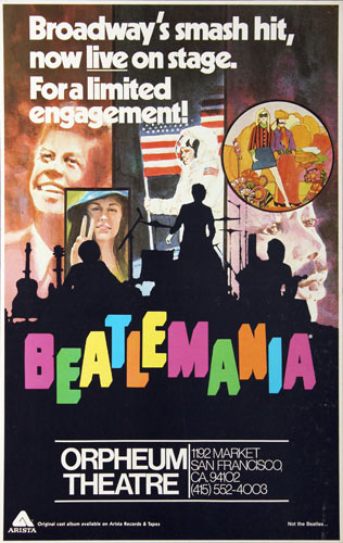 Beatlemania Theatre Poster