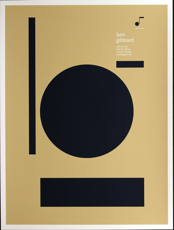 Jason Munn Ben Gibbard Poster