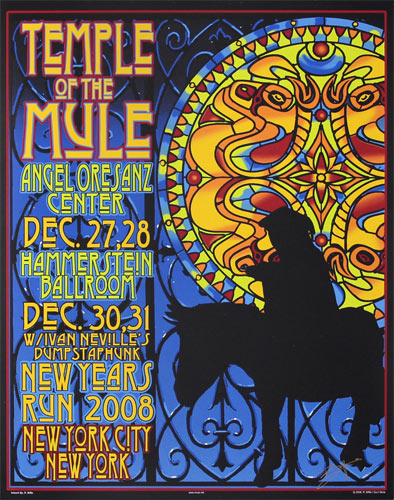 Richard Biffle Gov't Mule - Temple of the Mule Poster